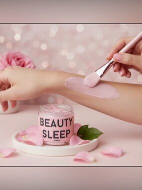 Pure Drop Beauty Sleep Rose Facial Mask 4oz Sealed New